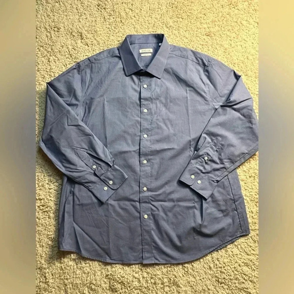 Men’s XL HAGGAR Classic Fit Button Down GUC - Picture 1 of 7
